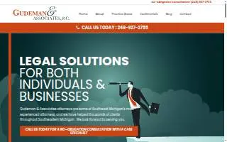 Gudeman & Associates, P.C. of Royal Oak website