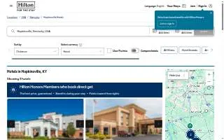 Hampton Inn & Suites Hopkinsville website