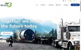 Bronco Transportation Services website