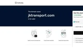 JK Transport of Royal Oak website