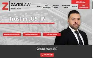Zayid Law P.C. of Novi website