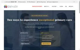 PrimeCare of Novi website