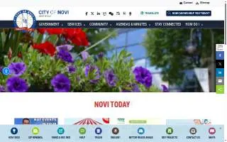 Clerk - Novi City website