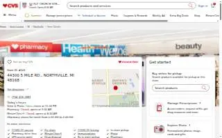 MinuteClinic at CVS of Dearborn Heights website
