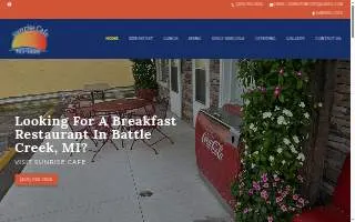 Sunrise Cafe of Battle Creek website
