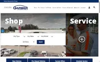 Garber Chevrolet Saginaw website
