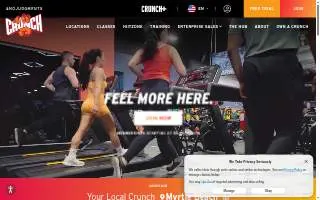 Crunch Fitness - Kentwood website