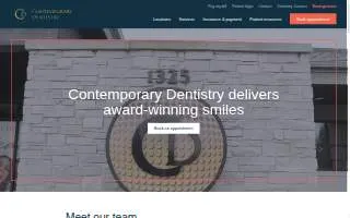 Contemporary Dentistry - East Lansing website