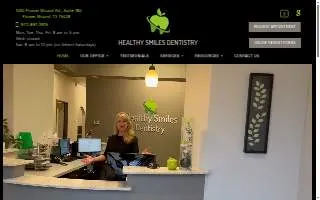 Healthy Smiles Dental Care of Lansing website