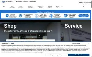 Williams Subaru of East Lansing website