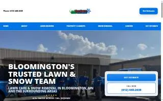 Bloomington Mow and Snow website
