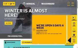 The Boreal House website