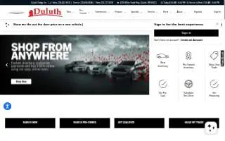 Duluth Dodge Inc website