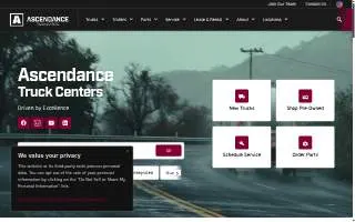 Ascendance Truck Centers of Duluth website