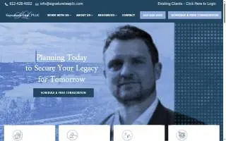 Signature Law, PLLC of Plymouth website