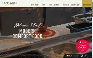 Hazelwood Food & Drink - Woodbury website