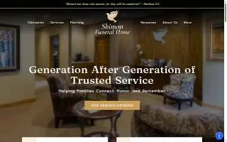 Shimon Plumbing & Water Care website