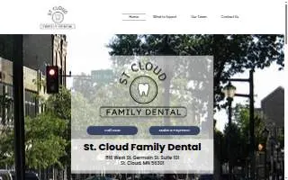 St Cloud Family Dental website