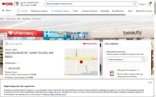 CVS Pharmacy of St. Cloud website