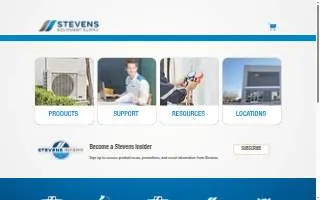 Stevens Equipment Supply of Eagan website