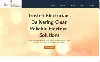 Luminous Electric website