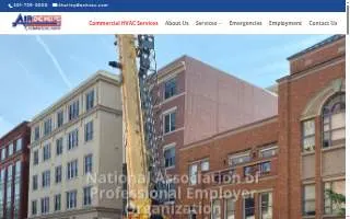 A&E Heating & Cooling website