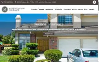 Miller Hartwig Insurance website