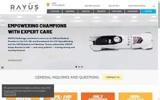 RAYUS Radiology of Lakeville website