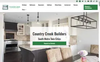 Country Creek Builders Inc. of Lakeville website