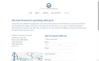 D Winters Insurance Services website
