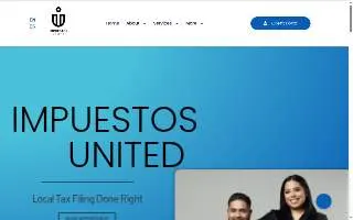 Impuestos United LLC website