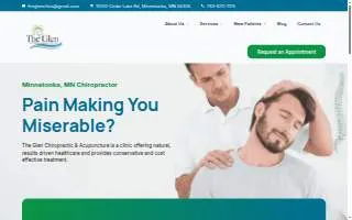 The Glen Chiropractic & Acupuncture website