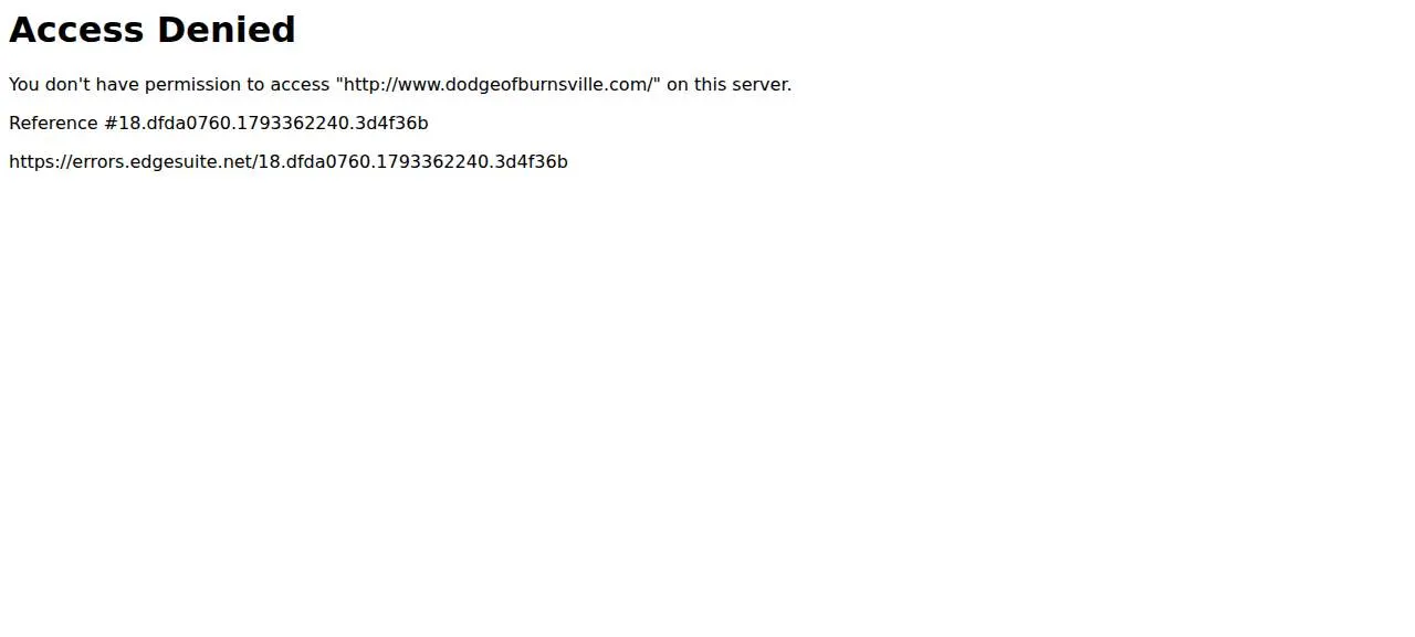 Dodge of Burnsville website