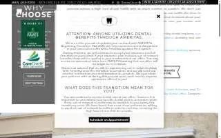 Dental Health Center of Apple Valley website