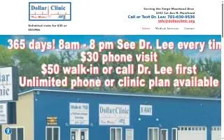 Dollar Clinic website