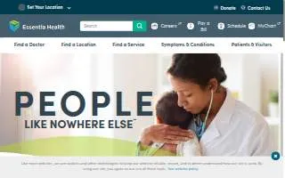 Essentia Health Walk-in Care-Downtown Moorhead website