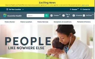 Essentia Health-Moorhead Clinic: Family Medicine / Primary Care website