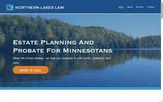 Northern Lakes Law, PLLC of St. Louis Park website