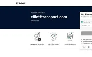 Elliott Transport Systems Inc website
