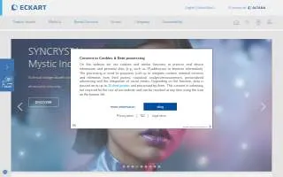 Eckart Dental Center website
