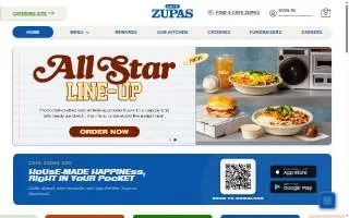 Café Zupas of Maple Grove website