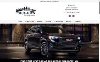 RUS Auto LLC of Shakopee website