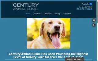 Century Animal Clinic of Maplewood website