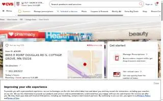 CVS Pharmacy of Cottage Grove website