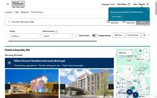 Hampton Inn Minneapolis-Roseville website