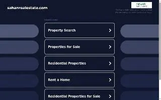 Sahan Realty website