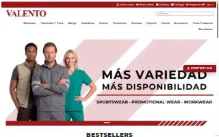 The Valento Insurance Agency website