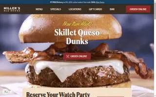 Millers Electric website