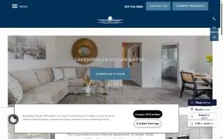 Courtyards of Andover website