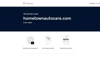 Hometown Auto Care of Coon Rapids website